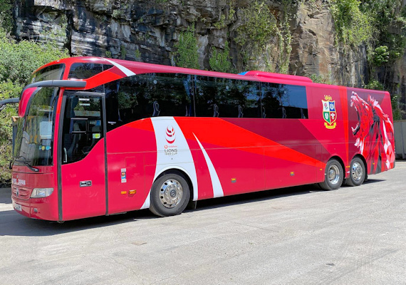 Full Bus Wrap For The Lions